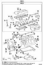 ENGINE OVERHAUL GASKET KIT 3